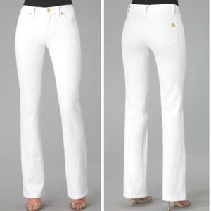 Tory Burch Classic Tory Denim Jean in White 30X33